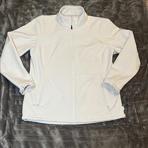Magellan Outdoors Women's Cream/ Off White full zip Jacket size XXL
